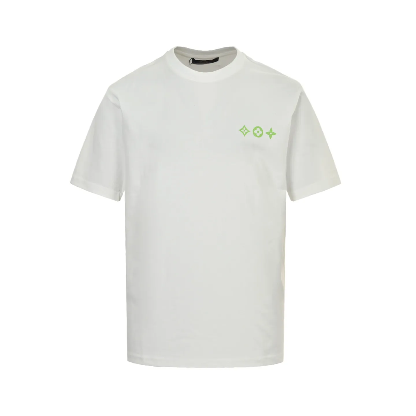 Louis Vuitton/Louis Vuitton 25ss four-leaf clover letter printed short sleeves on the back